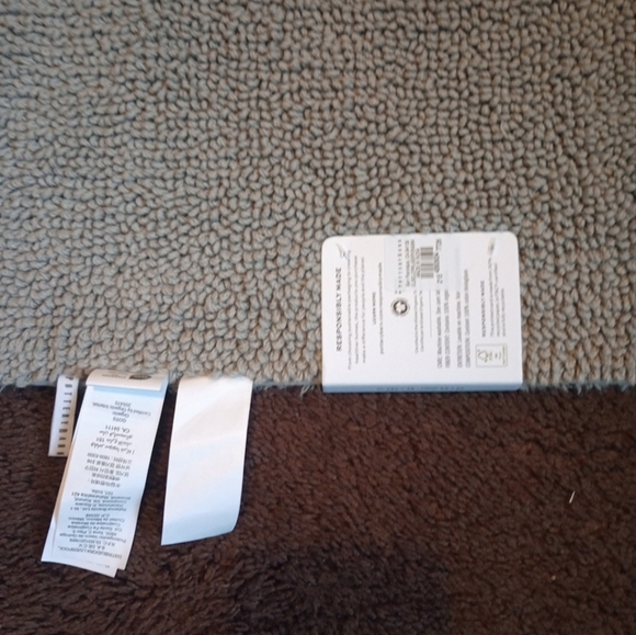 NWOT Pottery Barn Classic Organic Loop Bath Mat, 24 x 64 in, Gray - Picture 4 of 8